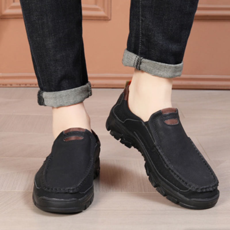 (Medical Certification®️) Men's Slip-On Orthopedic Shoes Comfortable Wide Toe Arch Support Sneakers Relieve Foot and Protect Ankles