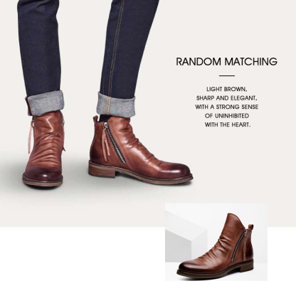 Men's Vintage Leather Boots