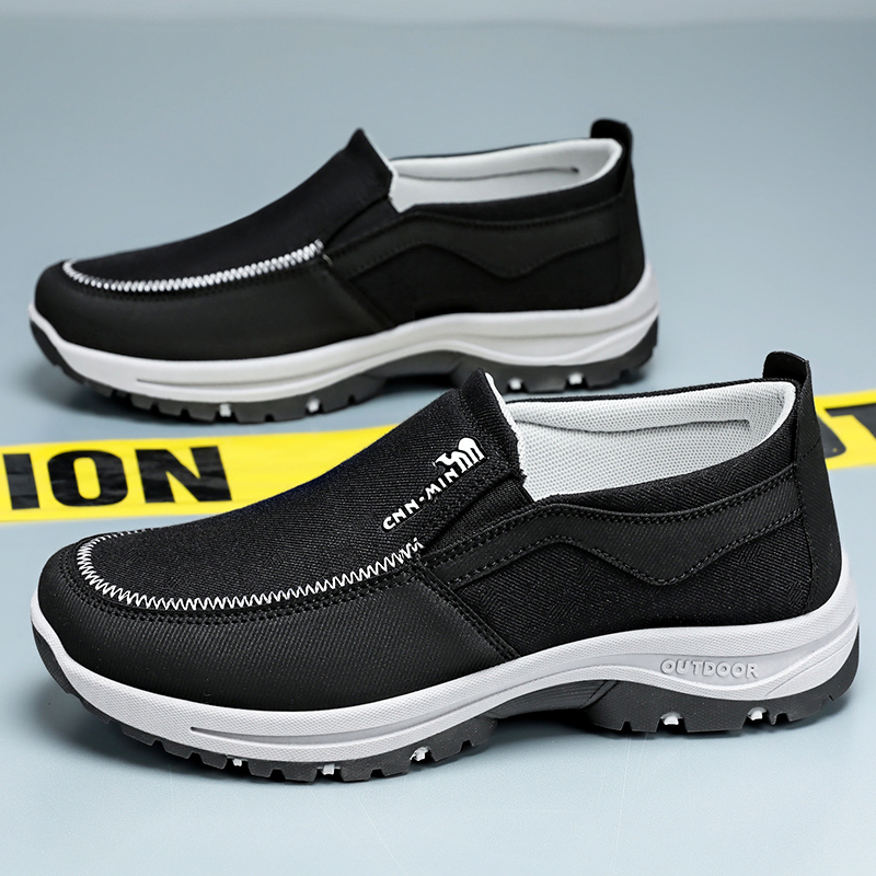 Mens Casual Leather Shoes Ankle Chukka Boots Slip On Lightweight Loafers Mid top Walking Driving Shoes for Male