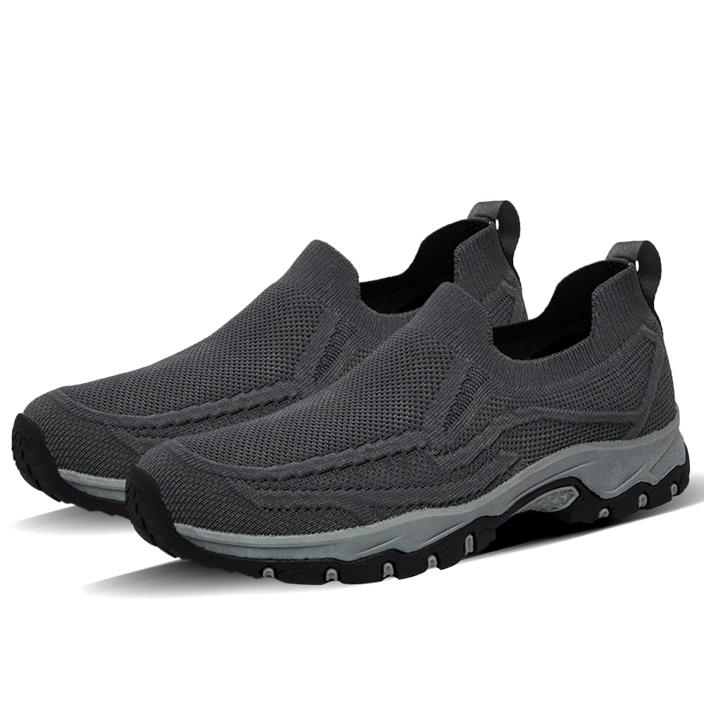 Men's Orthopedic Arch Support Wide Toe Lightweight Breathable Walking Shoes