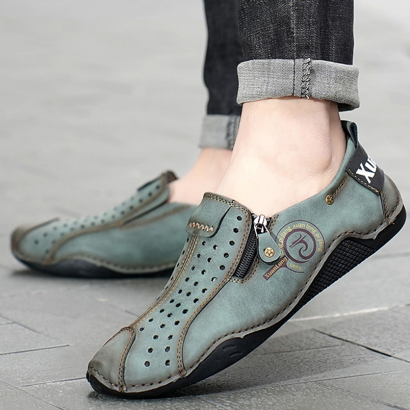 Men's Leather Orthopedic Dress Shoes – Casual Business Shoes for Men, Comfortable Formal Oxfords, Arch Support, Soft & Durable