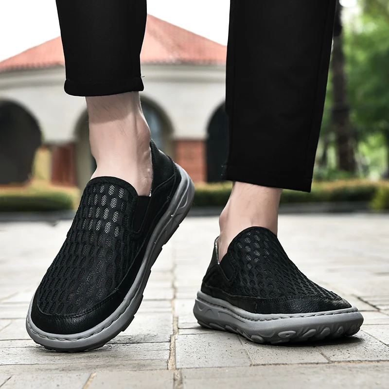 (⏰LAST DAY - 60% OFF🛒)Men’s Orthopedic Walking Shoes – Memory Foam, Arch Support, Comfortable & Lightweight Sneakers