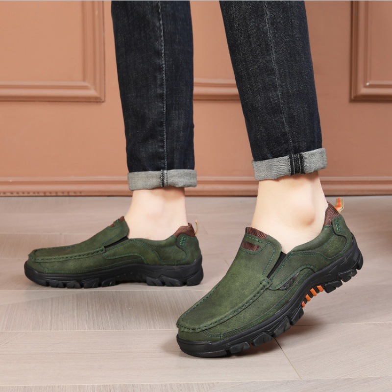 (Medical Certification®️) Men's Slip-On Orthopedic Shoes Comfortable Wide Toe Arch Support Sneakers Relieve Foot and Protect Ankles