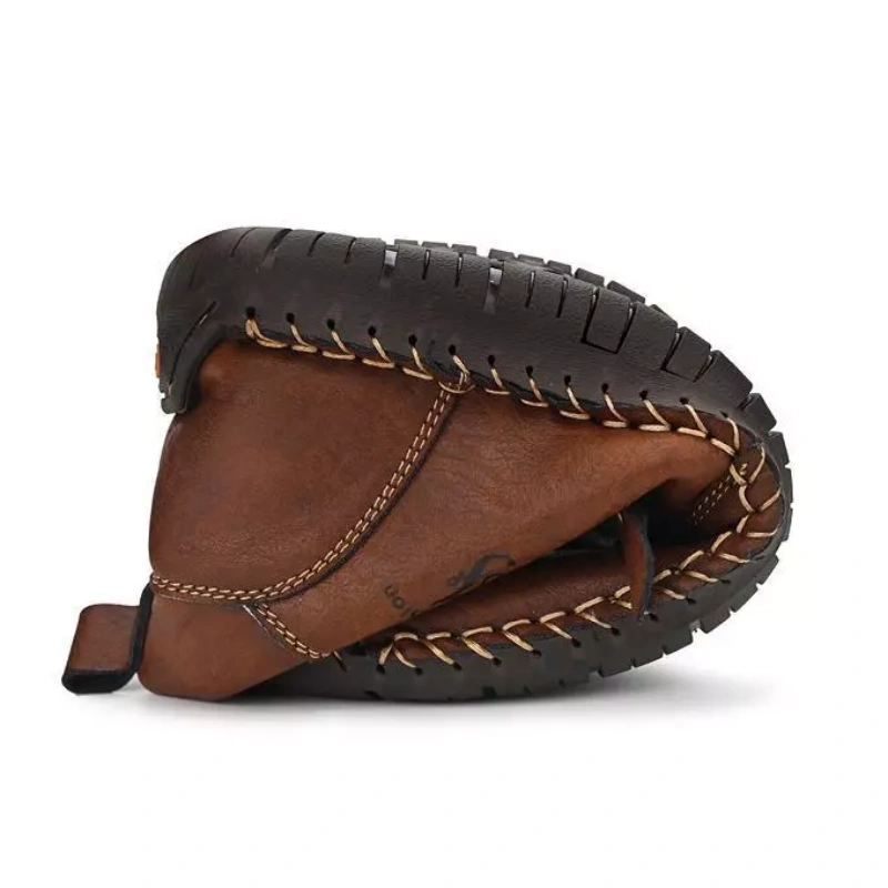 Mens Everyday Leather Zipper Arch Support Non-Slip Boots