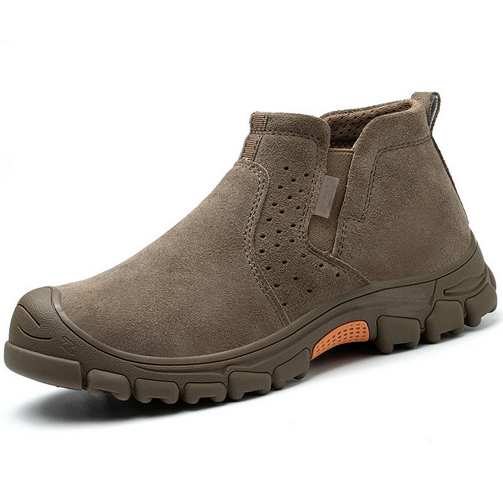 Men's Anti-Smash Anti-Puncture Work Boots Waterproof Lightweight Comfortable Chelsea boots