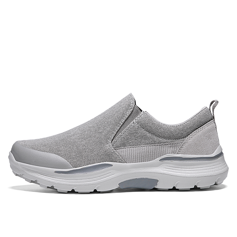 Loafers-for Men-Slip On-Walking Shoes-Sneakers - Comfort Driving Shoes for Male Spring Breathable Wide Mens Canvas Shoes