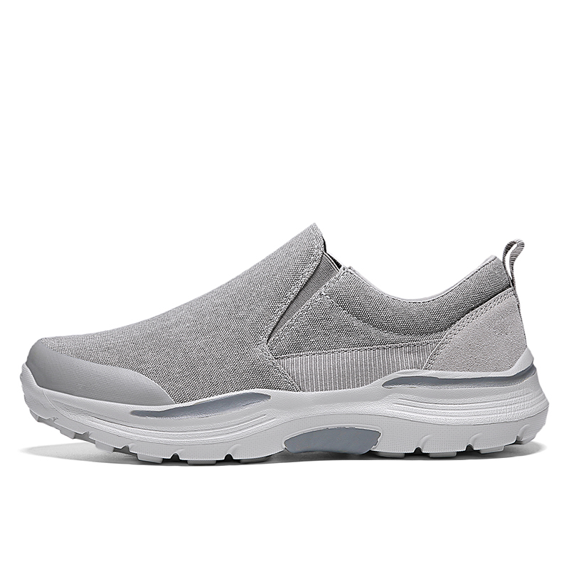 Loafers-for Men-Slip On-Walking Shoes-Sneakers - Comfort Driving Shoes for Male Spring Breathable Wide Mens Canvas Shoes