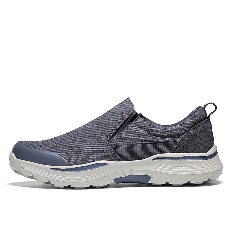 Loafers-for Men-Slip On-Walking Shoes-Sneakers - Comfort Driving Shoes for Male Spring Breathable Wide Mens Canvas Shoes