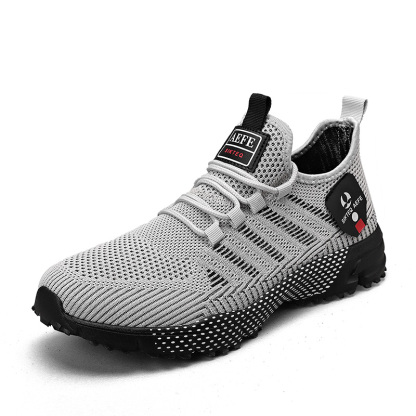 Men's Running Shoes Blade Non Slip Fashion Sneakers Breathable Mesh Soft Sole Casual Athletic Walking Shoes