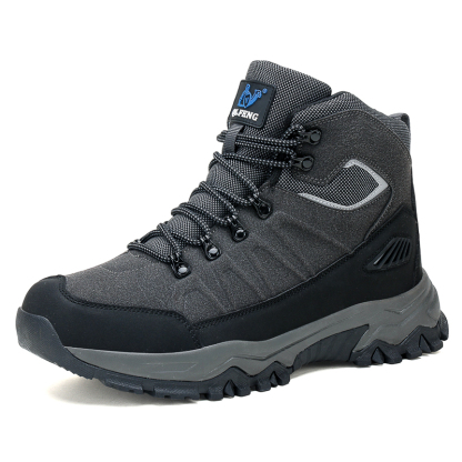 Men's Warm Orthopedic Hiking Boots - Safe and Comfortable Warm Work Boots - Waterproof, Slip-Resistant, Lmpact-Resistant, Puncture-Resistant - Wide Toe Box, Arch support, Ankle Support