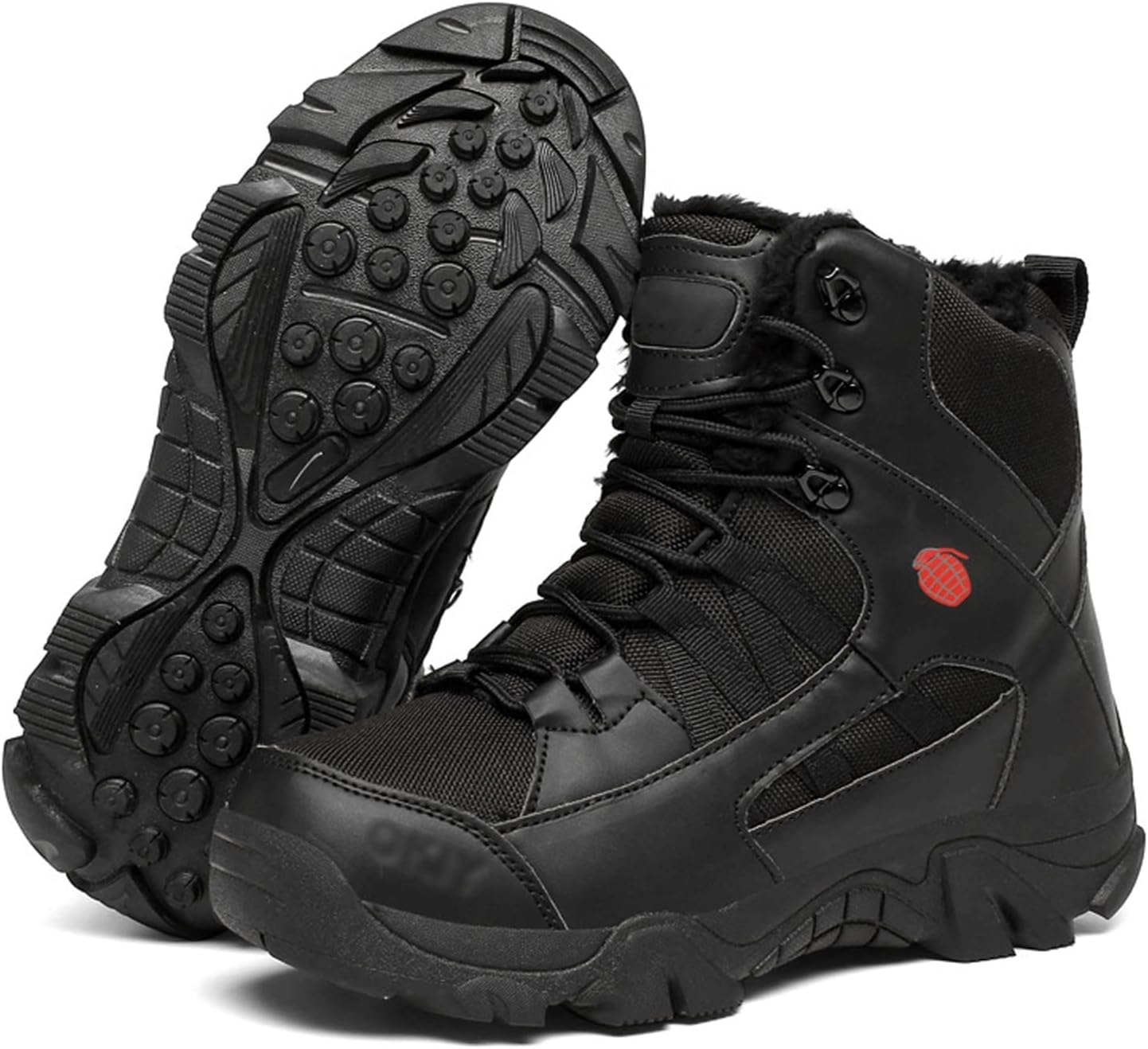 Men's Outdoor Ankle Hiking Boots Waterproof Non-slip Anti-puncture Work Boots