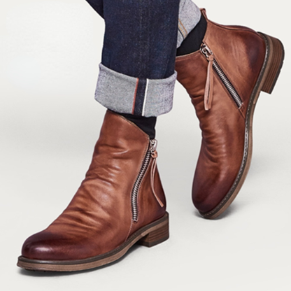 Men's Vintage Leather Boots