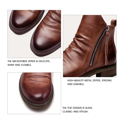 Men's Vintage Leather Boots