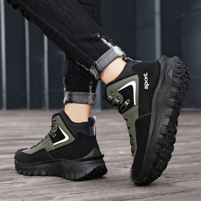 (⏰Limited Time Sale 70% OFF) Men's Outdoor Hiking Boots - Waterproof, Non-Slip, Puncture-Proof And Smash-Proof; Correct Arch Support And Wide Toe - Suitable For Daily Wear And Outdoor Adventures