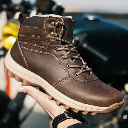 Men's Waterproof Puncture Resistant Hiking Boots Wide Toe Arch Support Work Boots