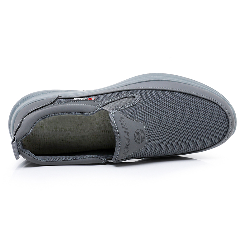 Men's Slip-On Breathable Running Shoes with Arch Support Walking Sneakers