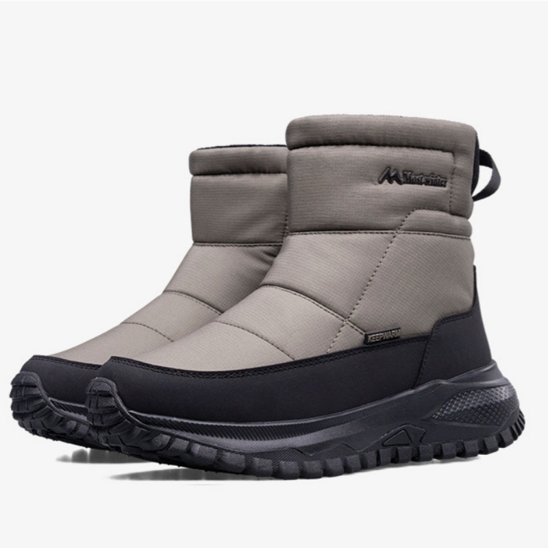 Men's Orthopedic Hiking Boots - Safe and Comfortable Work Boots - Waterproof, Slip-resistant, Impact-resistant, and Puncture-resistant - Wide Toe, Arch Support, and Ankle Support - Money-back Guarantee if ineffective.