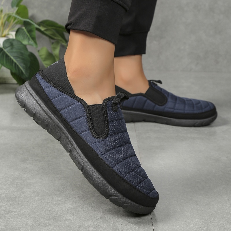 Slippers for Men and Womens Indoor House Shoes Plush Slip on Outdoor Garden Loafers