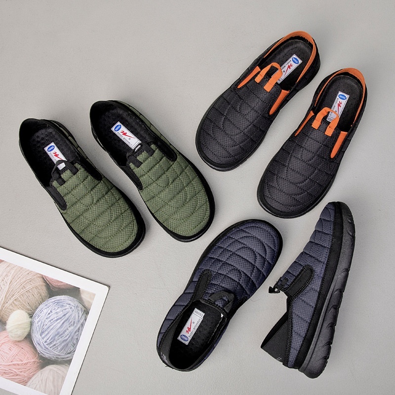 Slippers for Men and Womens Indoor House Shoes Plush Slip on Outdoor Garden Loafers