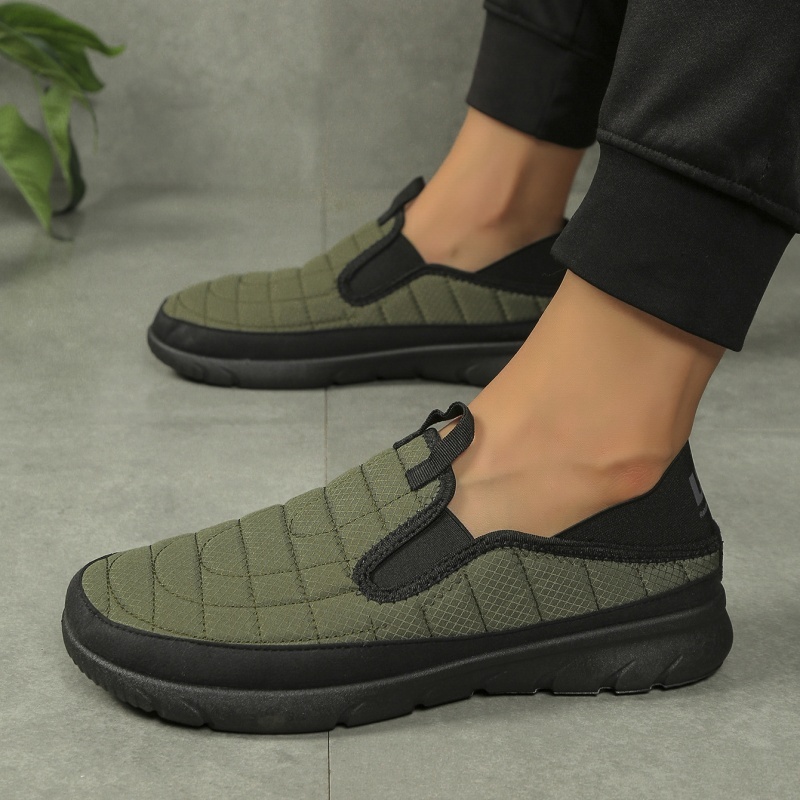 Slippers for Men and Womens Indoor House Shoes Plush Slip on Outdoor Garden Loafers