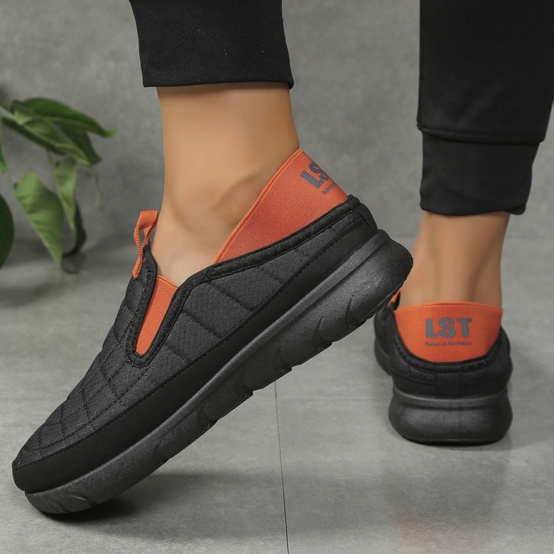 Slippers for Men and Womens Indoor House Shoes Plush Slip on Outdoor Garden Loafers