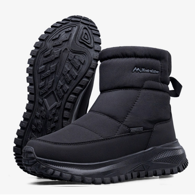 Men's Orthopedic Hiking Boots - Safe and Comfortable Work Boots - Waterproof, Slip-resistant, Impact-resistant, and Puncture-resistant - Wide Toe, Arch Support, and Ankle Support - Money-back Guarantee if ineffective.