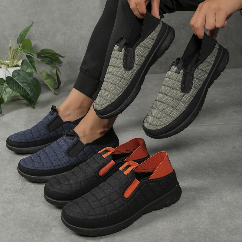 Slippers for Men and Womens Indoor House Shoes Plush Slip on Outdoor Garden Loafers