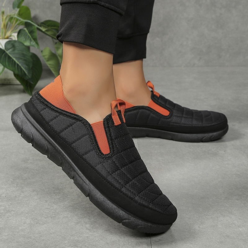 Slippers for Men and Womens Indoor House Shoes Plush Slip on Outdoor Garden Loafers