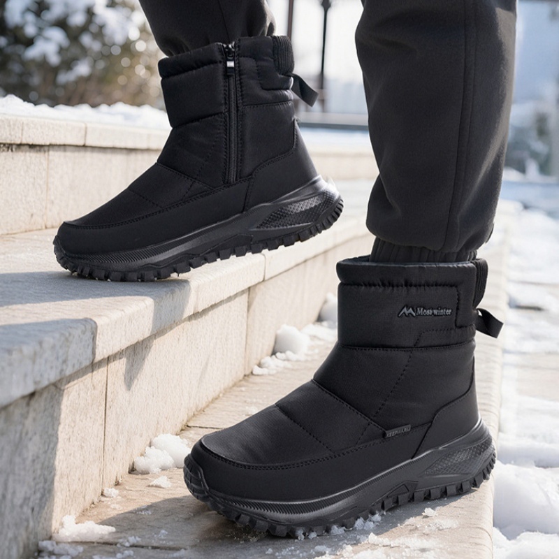 Men's Orthopedic Hiking Boots - Safe and Comfortable Work Boots - Waterproof, Slip-resistant, Impact-resistant, and Puncture-resistant - Wide Toe, Arch Support, and Ankle Support - Money-back Guarantee if ineffective.