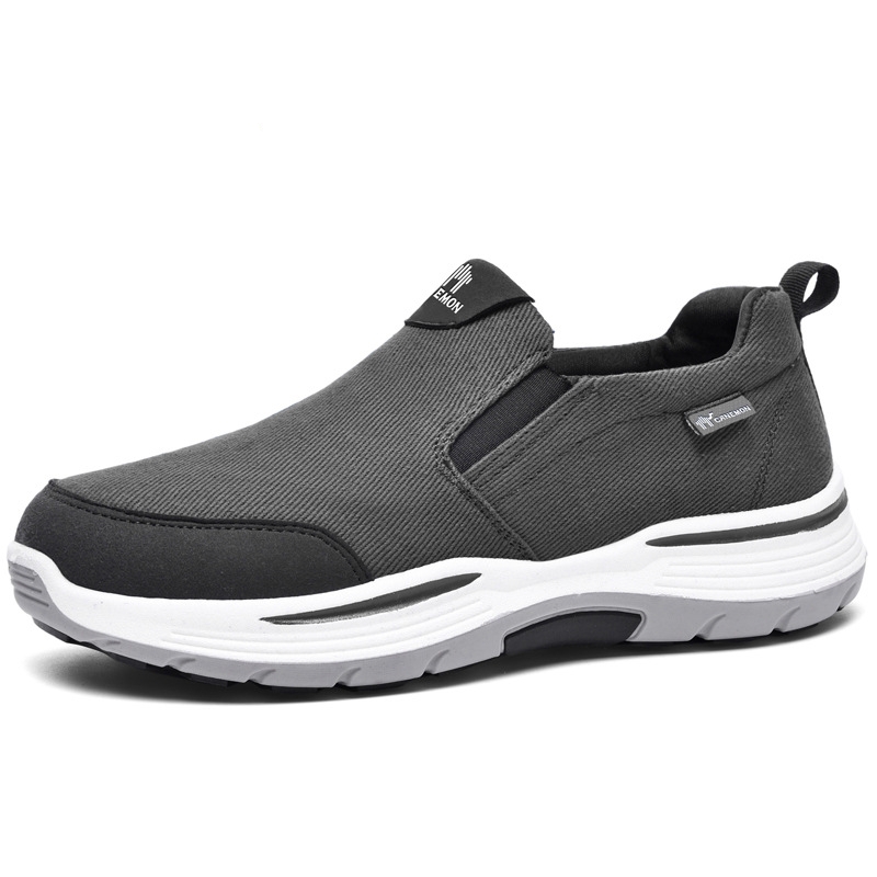 💥Hot sale💥 Men's Slip on Walking Hiking Shoes, Lightweight Breathable Anti-Slip Casual Shoes, Outdoor Shoes