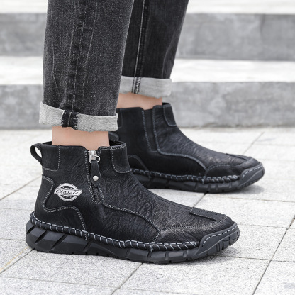 (⏰Clearance Sale-70%OFF🔥)Men's Waterproof Mountaineering & Work Boots – Anti-Collision Toe, Shock-Absorbing, Wear-Resistant Sole, Breathable & Supportive Hiking Shoes for Rugged Trails, Outdoor Adventures & Heavy-Duty Work