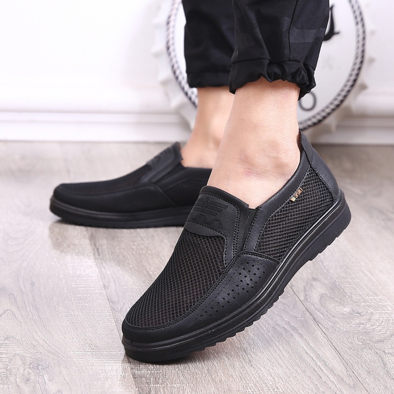⏰Last Day Deals 60% OFF🛒Men’s Comfortable Walking Shoes – Honeycomb Mesh, Soft Ergonomic Lining, Shock-Absorbing Sole, Non-Slip Rubber Outsole, Ideal for Bunion, Plantar Fasciitis & Diabetic Feet