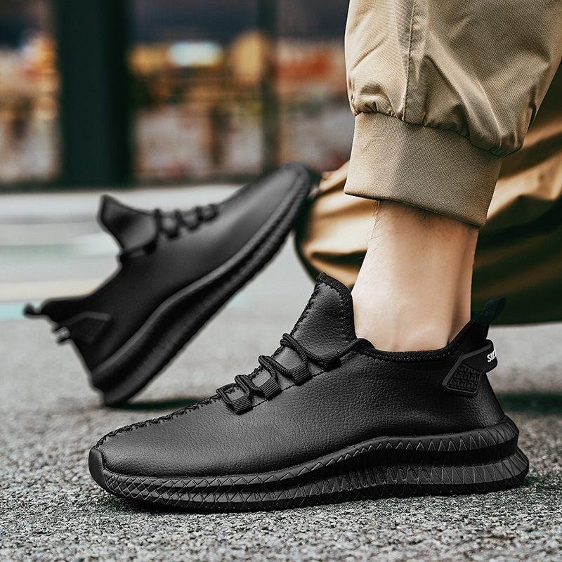 Men's Slip-on Sneakers - Odor-resistant Athletic Shoes - Lightweight And Easily Wiped Clean