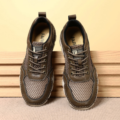 2025 New Men's Knitted Loafers Fashion Ethnic Style Casual Running Shoes Comfortable Lightweight Breathable Men's Cloth Shoes
