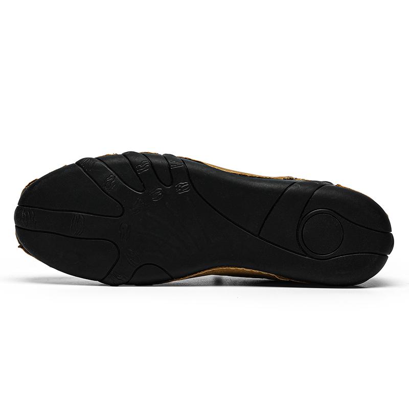 (🎁Free Orthotic Insoles🔥)Men’s Handmade Premium Cowhide Leather Lace-Up Dress Shoes with Arch Support, Breathable for Summer Walking & Driving -1