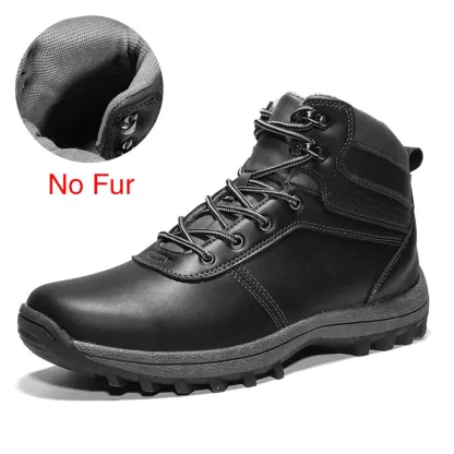 Men's Waterproof Puncture Resistant Hiking Boots Wide Toe Arch Support Work Boots