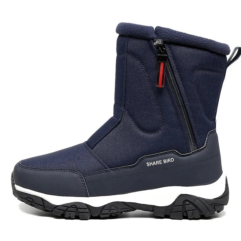 (⏰LAST DAY-50% OFF🛒)Men's Waterproof Winter Snow Boots with Arch Support Non-Slip Zipper Safety Orthopedic Boots