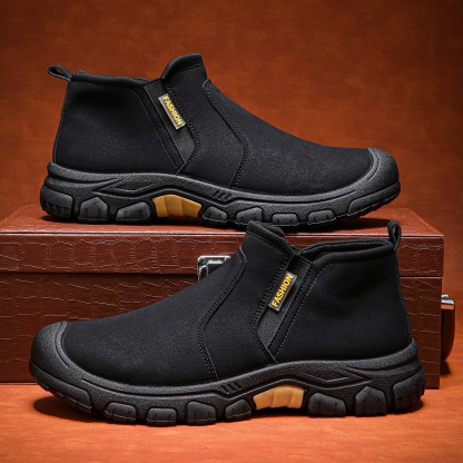Men's Anti-Smash Anti-Puncture Work Boots Waterproof Lightweight Comfortable Chelsea boots