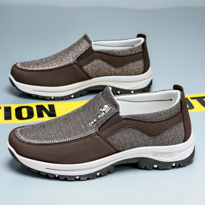 Mens Casual Leather Shoes Ankle Chukka Boots Slip On Lightweight Loafers Mid top Walking Driving Shoes for Male