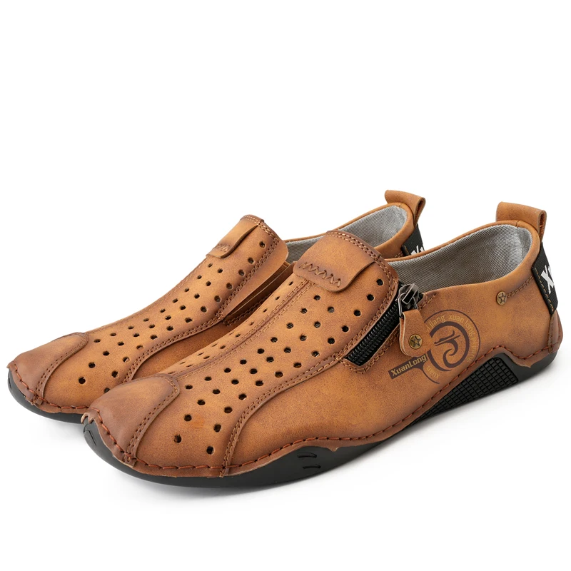 Men's Leather Orthopedic Dress Shoes – Casual Business Shoes for Men, Comfortable Formal Oxfords, Arch Support, Soft & Durable