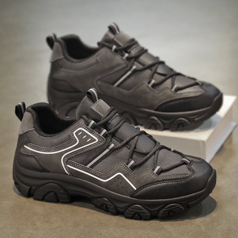 Men's Outdoor Hiking Shoes - Orthopedic, Wide Toe, Arch Support, Waterproof, Anti-Slip, Anti-Puncture, Anti-Smash