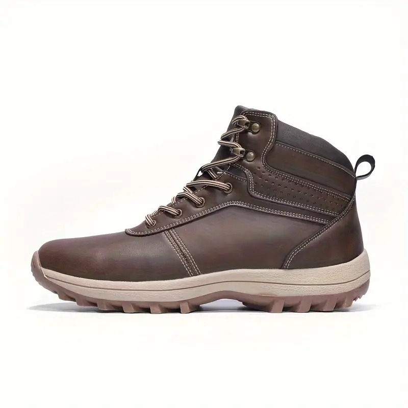 Men's Waterproof Puncture Resistant Hiking Boots Wide Toe Arch Support Work Boots