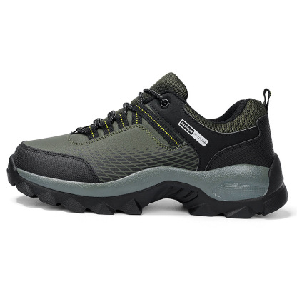 (⏰Limited Time Sale 70% OFF) Men's Wear Resistant Waterproof Non-slip Anti-skid Anti-puncture Hiking Shoes Orthopedic Wide Toe Arch Support Walking Shoes