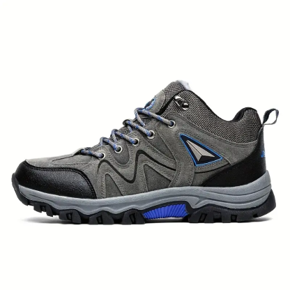 Men's Waterproof Breathable Lightweight Orthopedic Hiking Shoes for Plantar Fasciitis