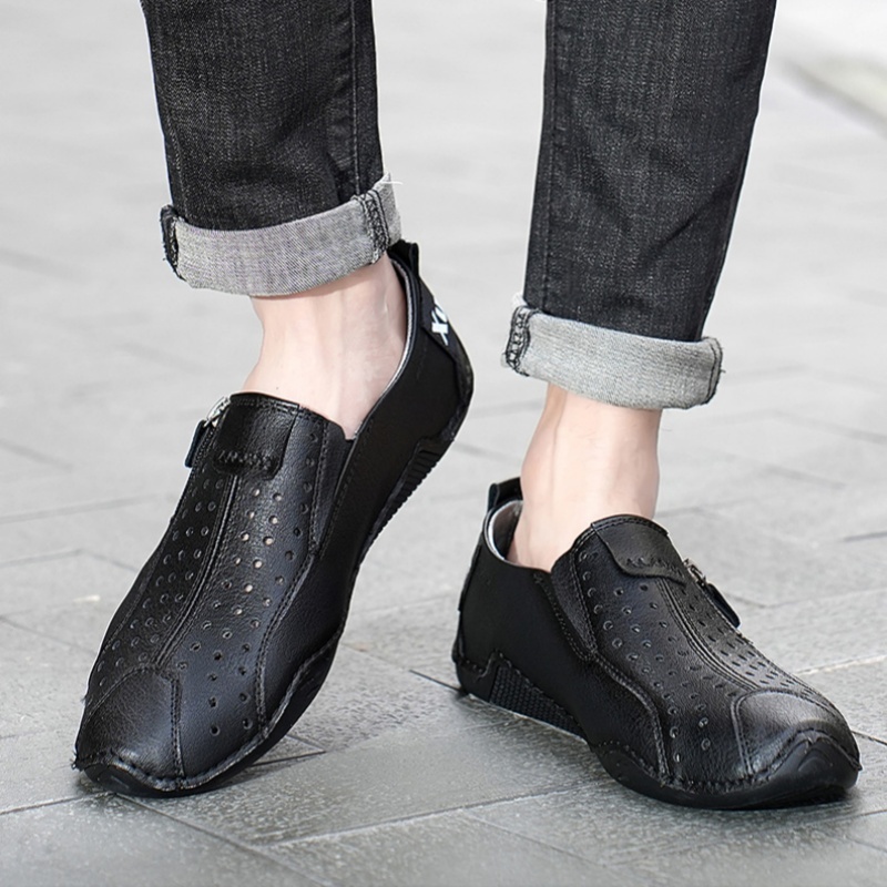 Men's Leather Orthopedic Dress Shoes – Casual Business Shoes for Men, Comfortable Formal Oxfords, Arch Support, Soft & Durable