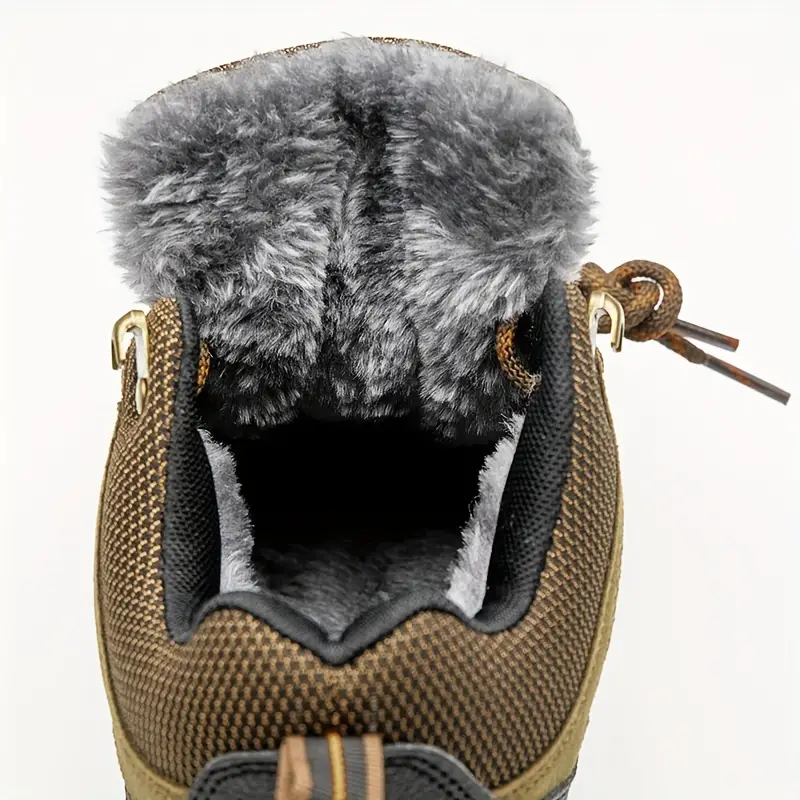 Men's Waterproof Breathable Lightweight Orthopedic Hiking Shoes for Plantar Fasciitis