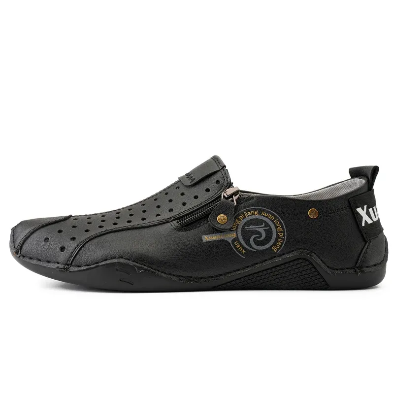 Men's Leather Orthopedic Dress Shoes – Casual Business Shoes for Men, Comfortable Formal Oxfords, Arch Support, Soft & Durable