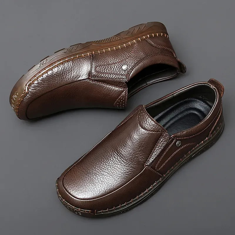 Men Casual Shoes Sneakers Loafers Comfort Walking Shoes Fashion Driving Shoes Luxury Leather Shoes for Male Business Work Office Dress Outdoor