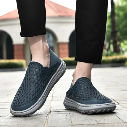 (⏰LAST DAY - 60% OFF🛒)Men’s Orthopedic Walking Shoes – Memory Foam, Arch Support, Comfortable & Lightweight Sneakers