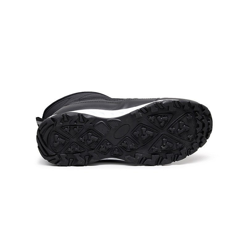 Men's Winter Warm Lined Arch Support Waterproof Non-slip Zipper Insulated Snow Boots